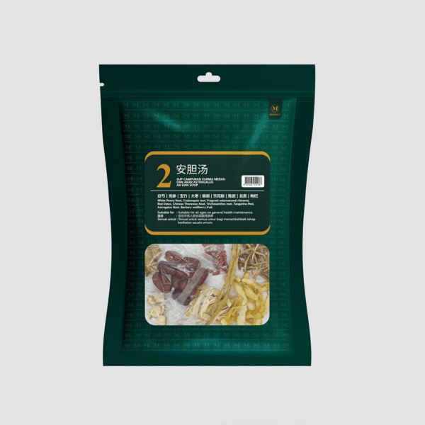 T2 Sup Campuran Kurma Merah Dan Akar Astragalus 安胆汤 An Dan Soup - Image 2