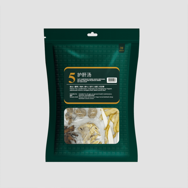 T5 Sup Campuran Kurma Madu Bersama Keladi Cina & Perbagai Herba 护肝汤 Hu Gan Soup - Image 2