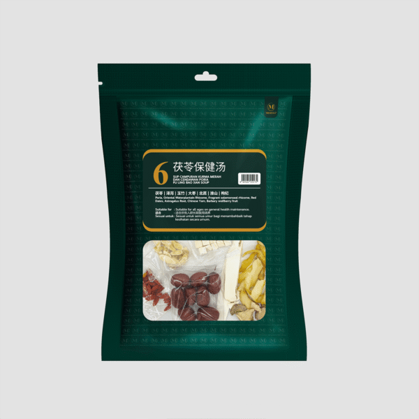 T6 Sup Campuran Kurma Merah Dan Cendawan Poria 茯苓保健汤 Fu Ling Bao Jian Soup - Image 2