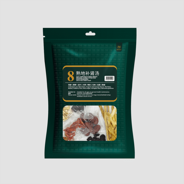 T8 Sup Campuran Kurma Merah & Kurma Hitam Dan Akar Rehmannia 熟地补肾汤 Shu Di Bu Shen Soup - Image 2
